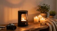 candle warmers enhance coziness