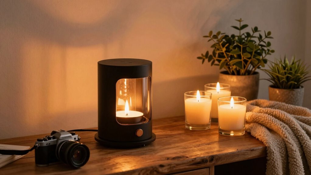 candle warmers enhance coziness