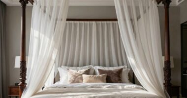 canopy beds are popular again