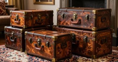 chic hidden storage trunks