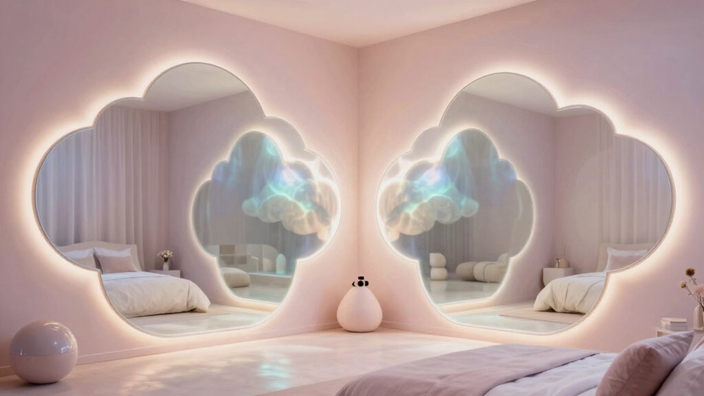 cloud inspired reflective sky illusions