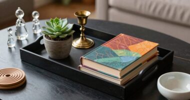 decorate with trays books