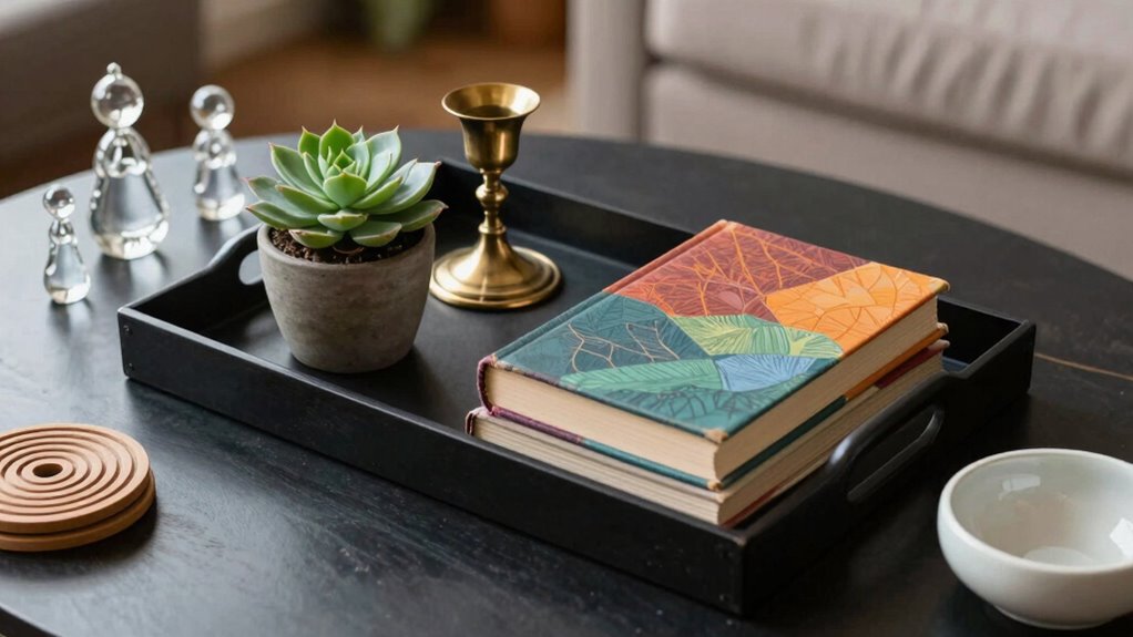 decorate with trays books