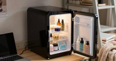 dorm skincare mini fridges
