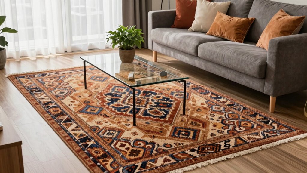 easy to clean stylish rugs