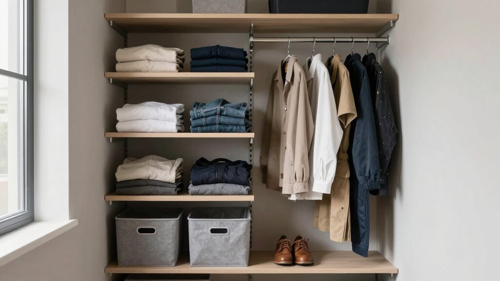efficient intentional wardrobe organization