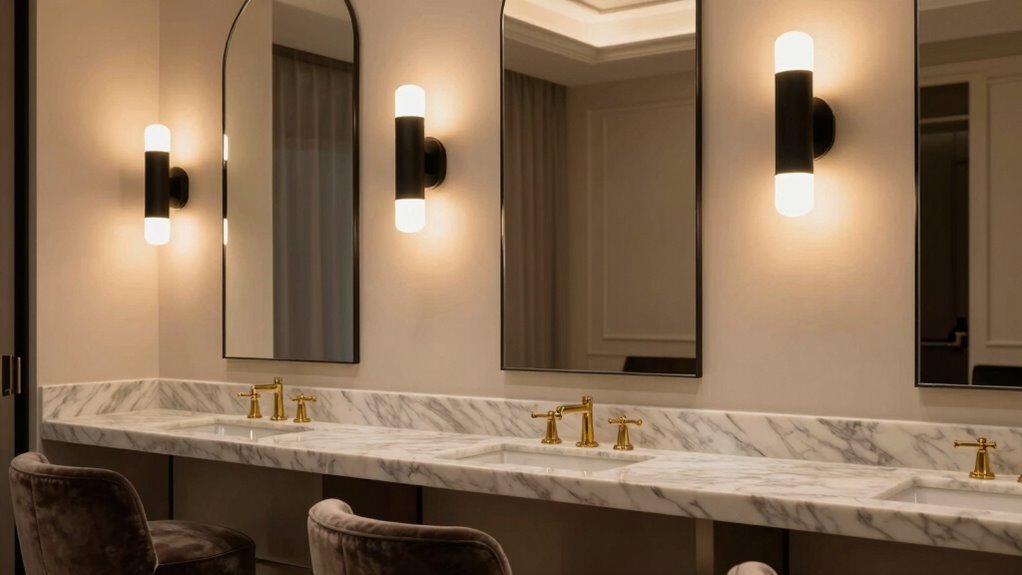 elegant functional vanity lighting