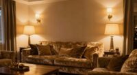 elegant lighting enhances ambiance