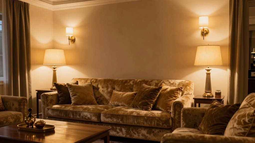 elegant lighting enhances ambiance