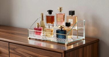 elegant perfume storage solutions