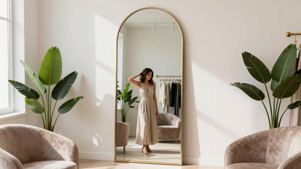 elegant space enhancing decorative mirrors