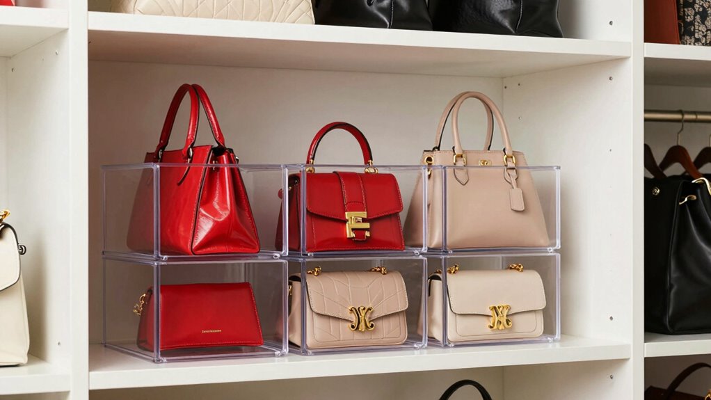 elegant sustainable purse organization