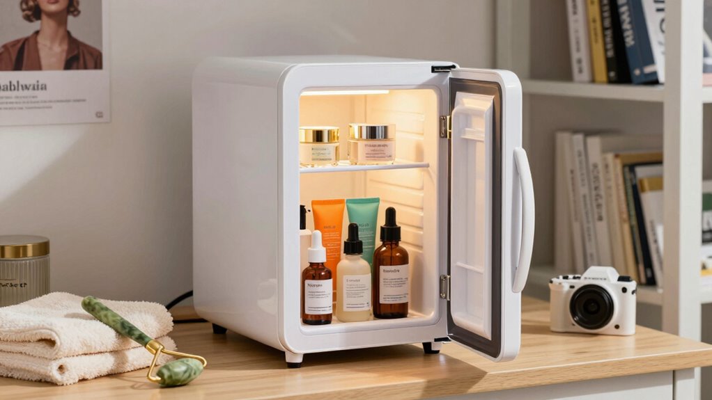 energy efficient stylish skincare storage