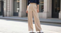 flattering balanced wide leg styling