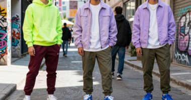 fresh streetwear color combinations