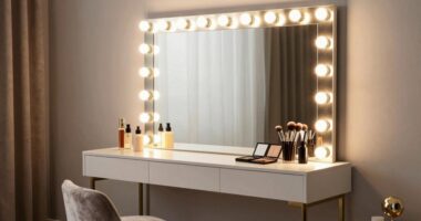 illuminated makeup storage