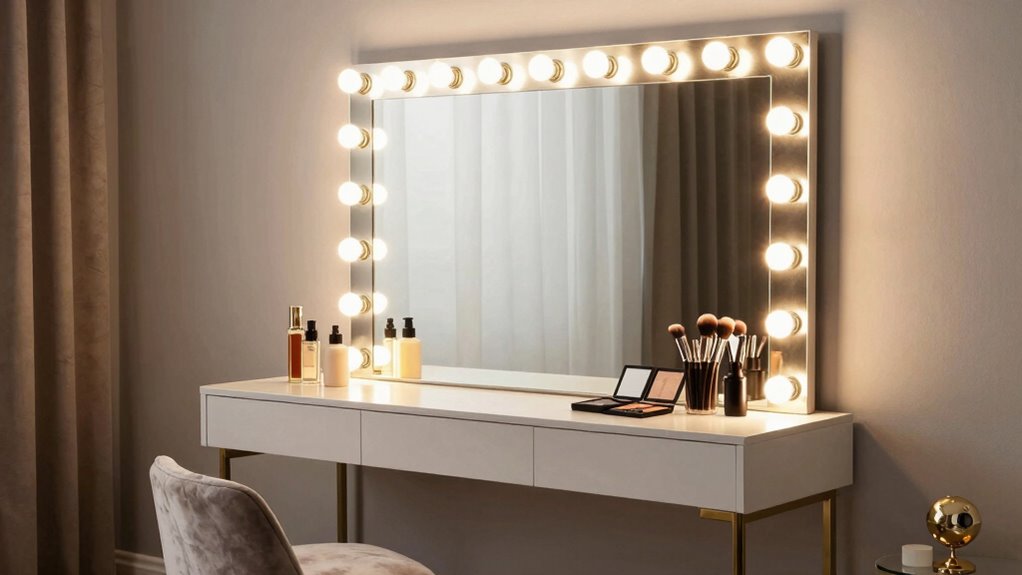 illuminated makeup storage
