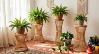 indoor plant stand decor