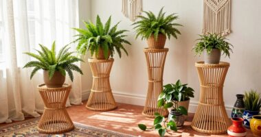indoor plant stand decor