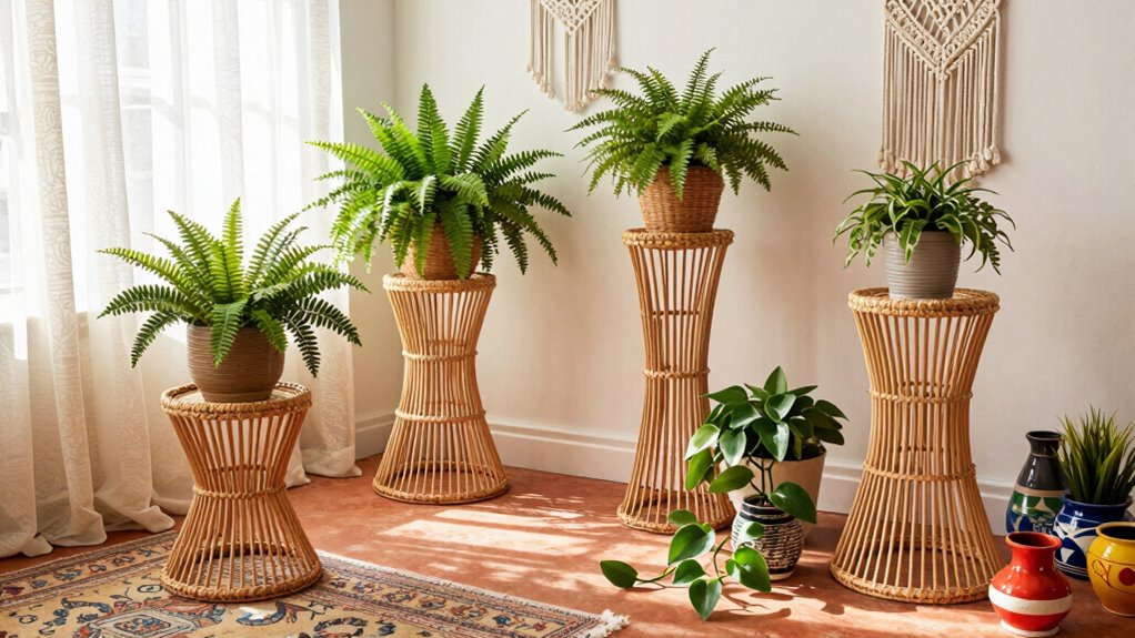 indoor plant stand decor