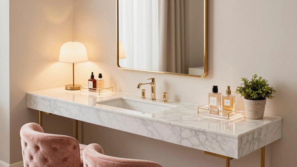 layered lighting and organization