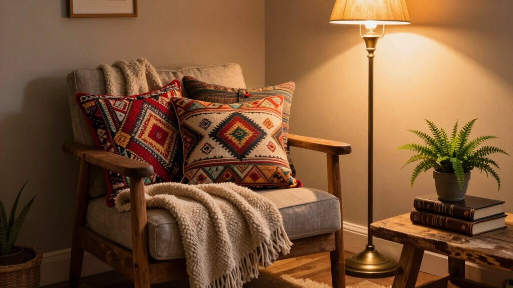 layered lighting and textures