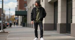 layered streetwear for weather
