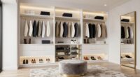 luxurious closet organization