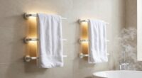 luxury bathroom towel warmer