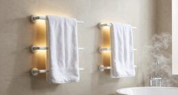 luxury bathroom towel warmer