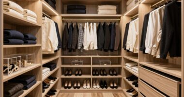 luxury closet organization