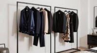 luxury clothing display