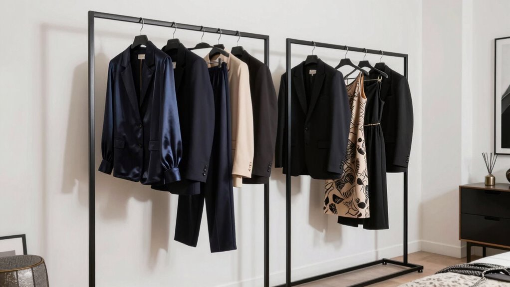 luxury clothing display