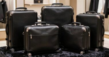 luxury luggage as fashion
