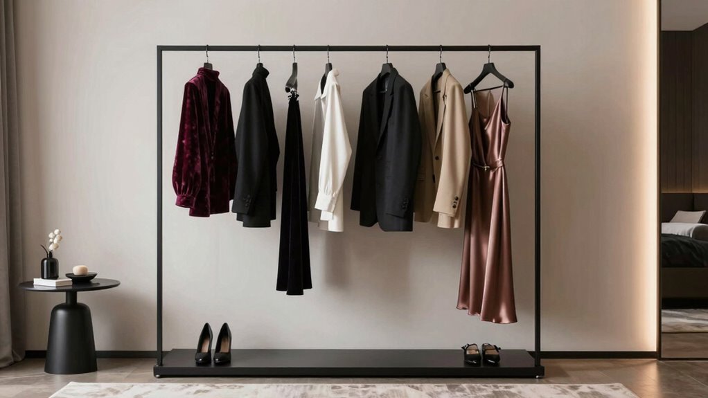 luxury modern clothing racks