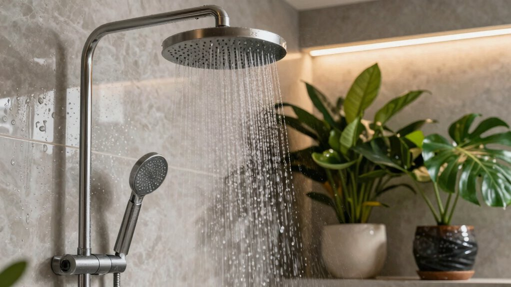 luxury rain shower experience