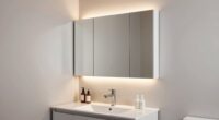 maximize small bathroom space