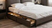 maximize space with storage beds