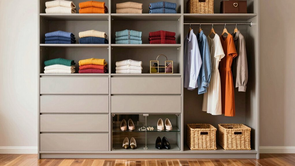organize closet by wardrobe
