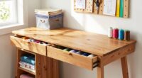 organized sewing workspace ideas