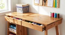 organized sewing workspace ideas