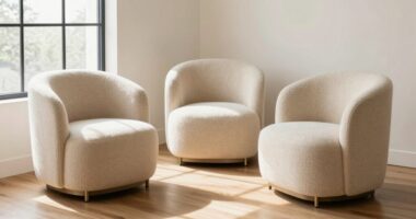 popular boucle accent chairs