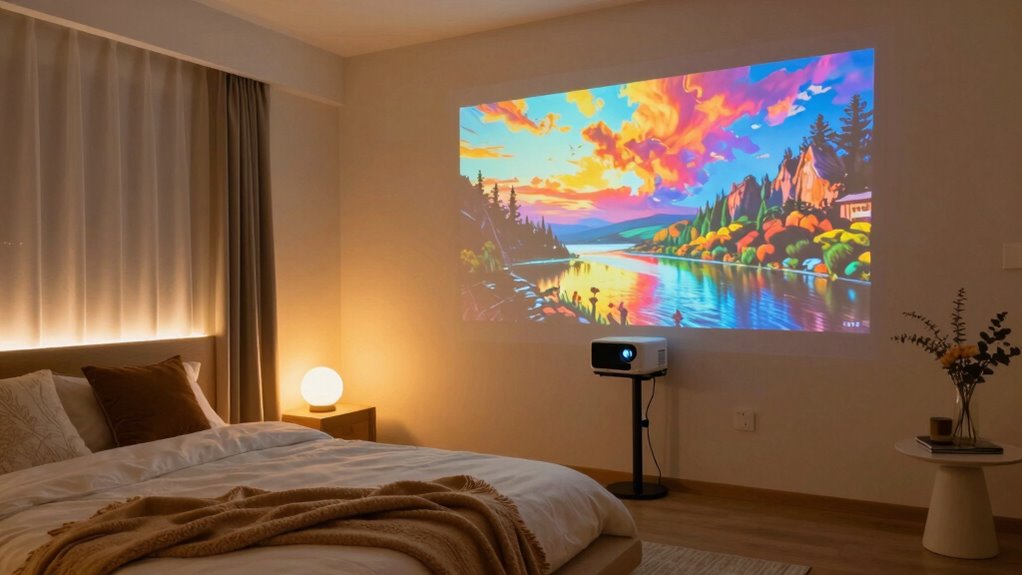 portable ambient light compatible entertainment
