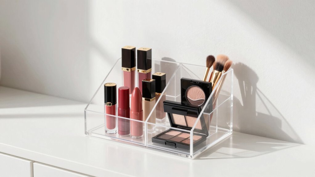 portable customizable acrylic storage