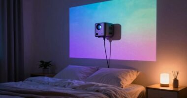 portable projectors enhance ambiance