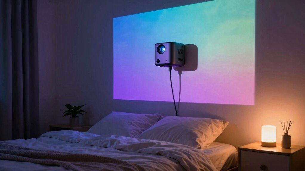 portable projectors enhance ambiance
