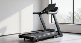 sleek compact smart treadmills