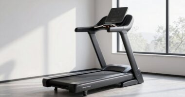 sleek compact smart treadmills