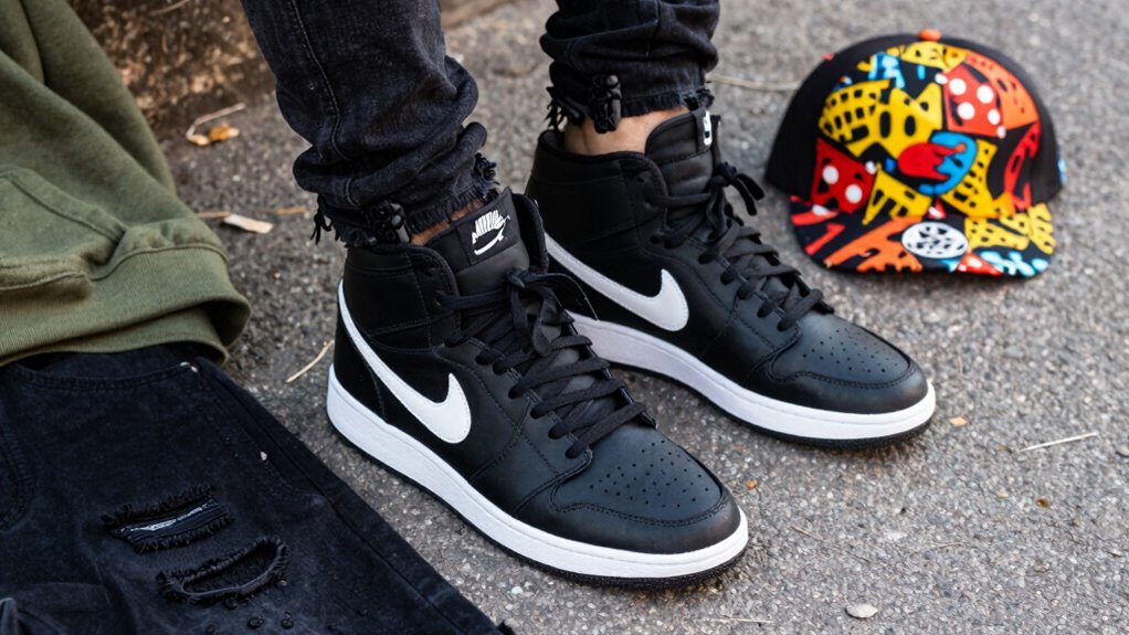 style your shoes first