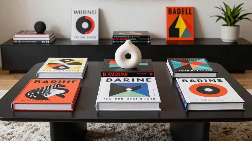 stylish balanced book arrangements